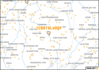 map of ‘Izbat al Waqf