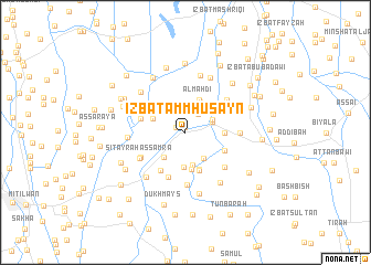 map of ‘Izbat ‘Amm Ḩusayn