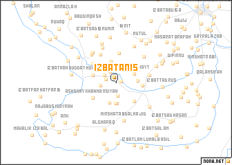 map of ‘Izbat ‘Ānis