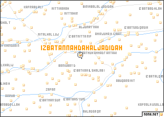 map of ‘Izbat an Nahḑah al Jadīdah