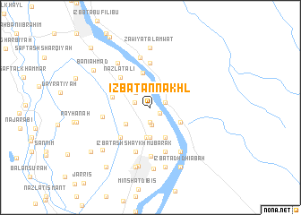 map of ‘Izbat an Nakhl