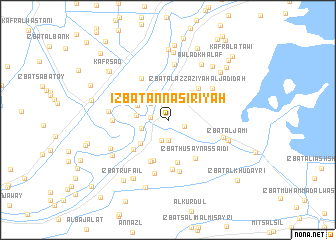 map of ‘Izbat an Nāşirīyah