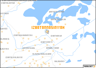 map of ‘Izbat an Nāşirīyah