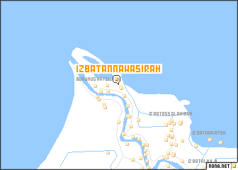 map of ‘Izbat an Nawāşirah