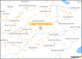 map of ‘Izbat ar Rabī‘ah