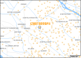 map of ‘Izbat ar Rafi‘ī