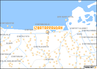 map of ‘Izbat ar Rawḑah