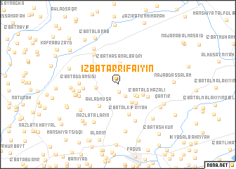 map of ‘Izbat ar Rifā‘īyīn