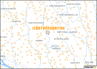 map of ‘Izbat ar Rubā‘īyah