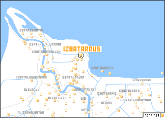 map of ‘Izbat ar Rūs