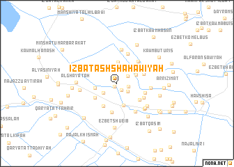 map of ‘Izbat ash Shahāwīyah