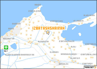 map of ‘Izbat ash Sha‘īrah