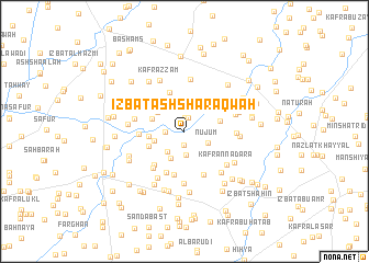 map of ‘Izbat ash Sharāqwah