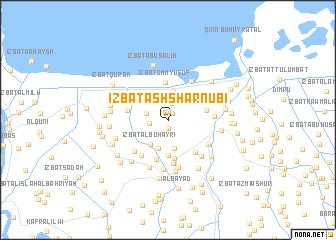 map of ‘Izbat ash Sharnūbī