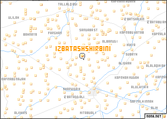 map of ‘Izbat ash Shirbīnī