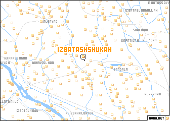 map of ‘Izbat ash Shūkah