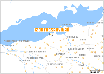 map of ‘Izbat aş Şa‘āyidah