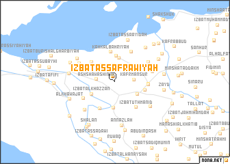 map of ‘Izbat aş Şafrāwiyāh