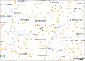 map of ‘Izbat as Sallāmī