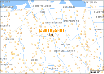 map of ‘Izbat as Sanţ