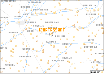 map of ‘Izbat as Sanţ