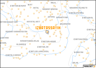 map of ‘Izbat as Sāyiḩ