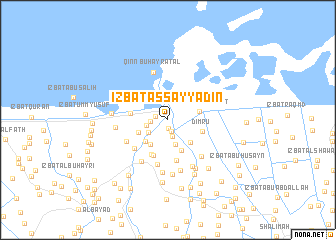 map of ‘Izbat aş Şayyādīn