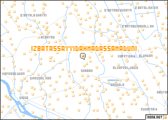 map of ‘Izbat as Sayyid Aḩmad as Samādūnī