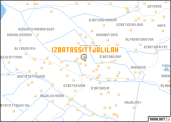 map of ‘Izbat as Sitt Jalīlah