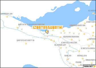 map of ‘Izbat aş Şubayḩī