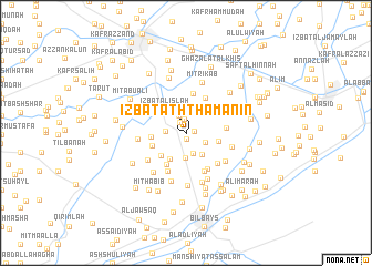 map of ‘Izbat ath Thamānīn