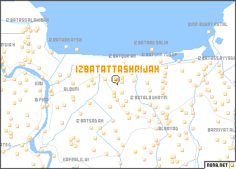 map of ‘Izbat at Tashrījah