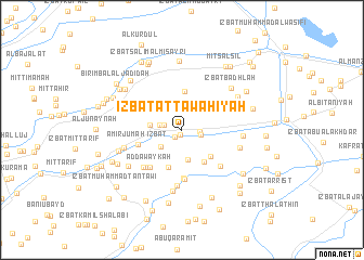 map of ‘Izbat aţ Ţawāhīyah