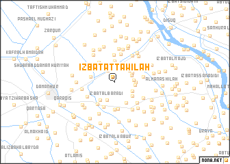 map of ‘Izbat aţ Ţawīlah