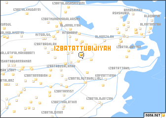 map of ‘Izbat aţ Ţūbijīyah