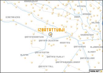 map of ‘Izbat aţ Ţūbjī