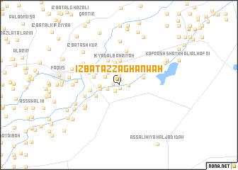 map of ‘Izbat az Zaghānwah