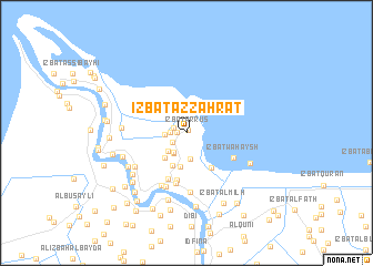 map of ‘Izbat az Zahrāt