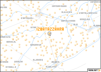 map of ‘Izbat az Zahrāʼ