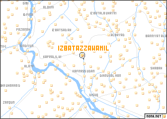 map of ‘Izbat az Zawāmil