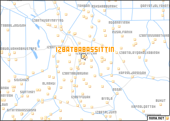 map of ‘Izbat Bāb as Sittīn