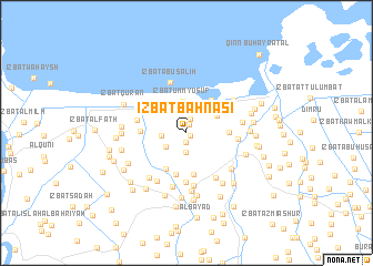 map of ‘Izbat Bahnasī
