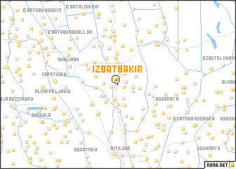 map of ‘Izbat Bakīr