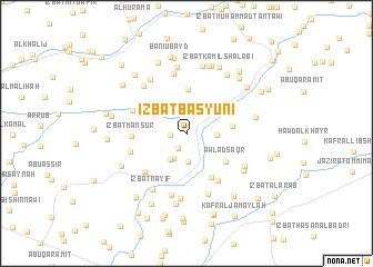 map of ‘Izbat Basyūnī