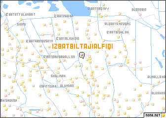 map of ‘Izbat Biltājī al Fiqī