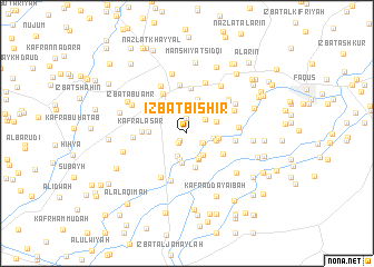 map of ‘Izbat Bishīr