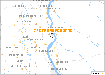 map of ‘Izbat Bushrá Ḩannā