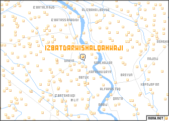 map of ‘Izbat Darwīsh al Qahwajī