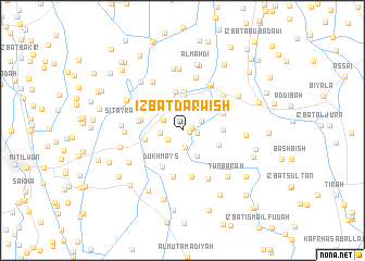 map of ‘Izbat Darwīsh