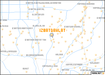 map of ‘Izbat Dawlat